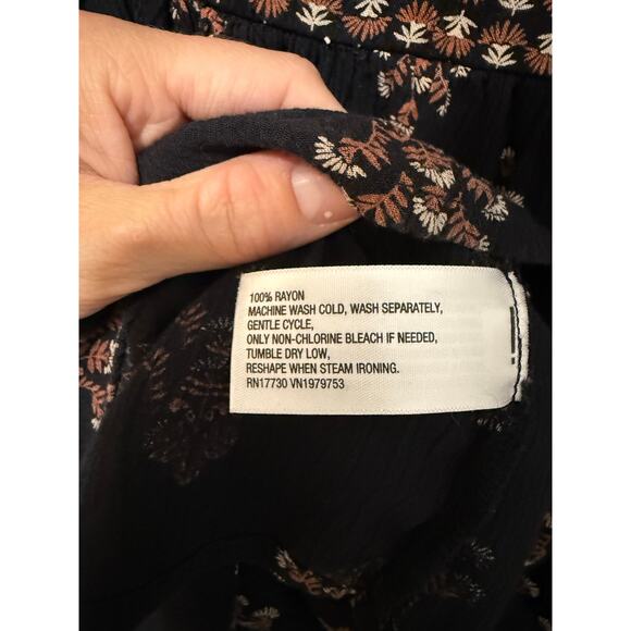 Women's Bishop‎ 3/4 Sleeve A-Line Dress - Knox Rose Black - XS - Picture 4 of 4